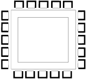 Carre-tafelopstelling